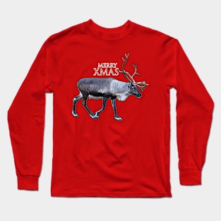 Santa Claus Reindeer Long Sleeve T-Shirt